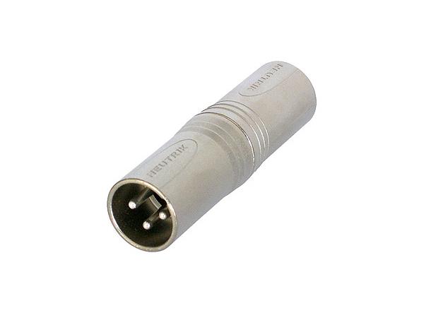 Neutrik Adapter XLR3M - XLR3M XLR 3-pol Han - Han 